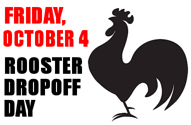 Rooster Dropoff Day